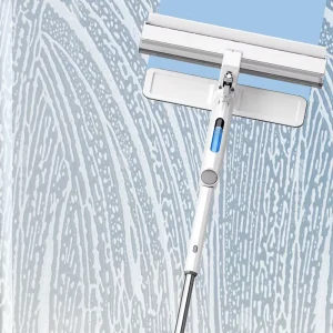 Multifunctional Double-Sided Window Cleaner Spray Brush Long Handle Multi-Purpose Handheld Squeegee for Effective Window Wiping