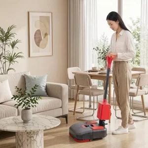 Multifunctional Floor Cleaning Machine Deep Carpet Cleaner and Hard Floor Scrubber Dryer Adjustable Tilt Low Profile