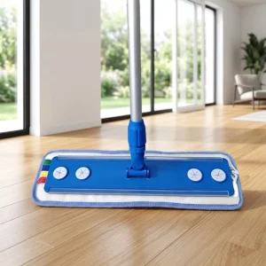 Multifunctional Microfiber Flat Mop 360 Swivel Head Cloth Grippers Washable Pad for Hardwood Tile Laminate Floor Cleaning