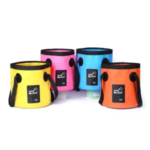 Multifunctional Outdoor Bucket Foldable PVC Handheld Design for Camping Fishing Car Washing Emergency Water Storage