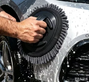 Multifunctional Rotating Wheel Chenille Car Wash Mop Kit Detachable with Long Handle Microfiber Car Cleaning Brush Tools