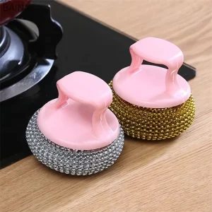 Multifunctional Steel Wire Ball Cleaning Brush for Kitchen