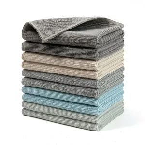 Multipack Thick Pearl Pattern Microfiber Cloth Non-Shedding for Kitchen Surfaces