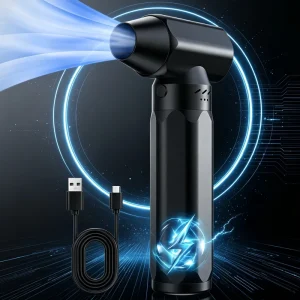 Multiple Mouthpiece Adaptations Fan Compressed Electric Air Duster Rechargeable Portable Violent Fan