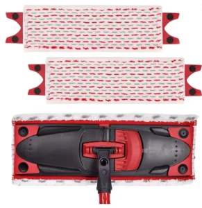 Multiple Sizes Available Thickened Microfiber Flat Mop Replacement Pads, Self-Wringing Washable Cloth