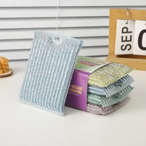 Multipurpose Efficient Double-Sided Cleaning Sponges Pads for Kitchen Dishes