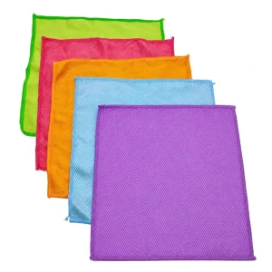 Multipurpose Fish Scale Microfiber Cleaning Cloth Quick Dry for Glass Polishing