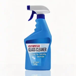 Multipurpose Glass Cleaner Liquid Spray No Residue Strong Decontamination for Windows Mirrors Showers Household Daily Use
