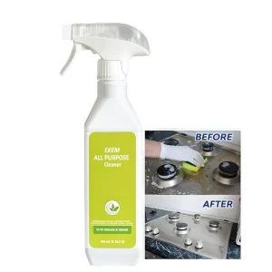 Multipurpose Kitchen Oil and Grease Stain Remover Spray for Stoves and Range Hoods