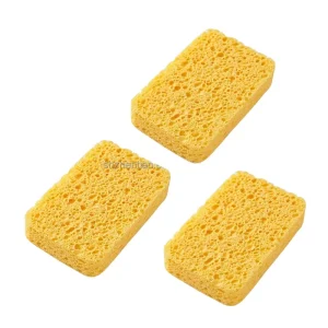 Multipurpose Kitchen Sponges Compostable Biodegradable Compressed Cellulose Sponges Super Absorption Household Use Sponge