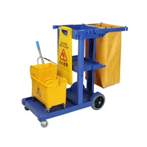 Multipurpose Plastic Hotel and Hospital Housekeeping Cleaning Cart