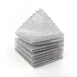Multipurpose Reusable Plain Style Kitchen Scrubber Steel Wire Dish Towel Microfiber Wire Dishwashing Scrubbing Rags Dish Cloths