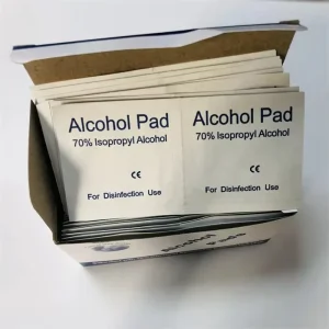 Nail Art Wet Wipes Disposable 70% Isopropyl Alcohol Pads for Disinfection Use