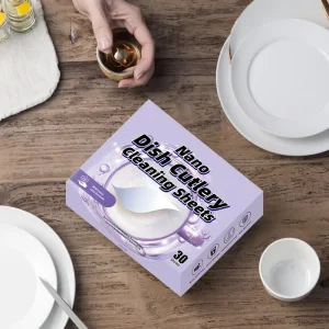 Nano Dish Brighteners Cutlery Cleaning Sheets