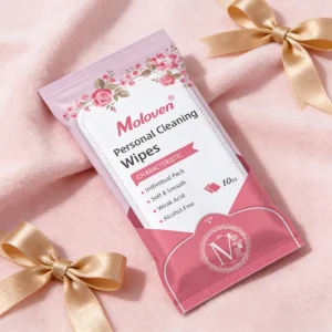 Natural Biodegradable pH Balanced Vaginal Feminine Intimate Cleansing Wipes Aromatherapy 16x18cm Individually Packed for Women