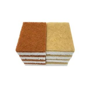 Natural Cellulose Biodegradable Kitchen Sponges Dish Scouring Pads