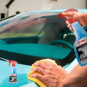 Natural Concentrated Glass Cleaner Streak-Free Window and Mirror Cleaner for Automotive and Household Use