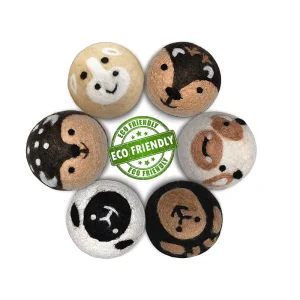 Natural Fabric Softener Washing Machine Laundry Balls for Dryer Reusable Organic Wool Dryer Balls