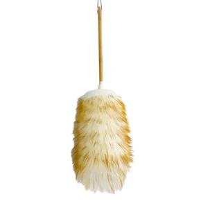 Natural Feather Lambswool Duster, Soft Wool for House Cleaning