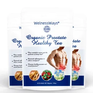 Natural Health Supplement Gently Supports Prostate Care Daily Wellness Mulberry Rose Flavored Tea