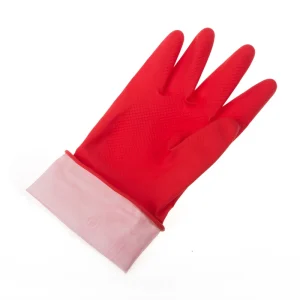 Natural Household Kitchen Cleaning Dishwashing Latex Gloves Medium Thickness FEIE OEM Brand