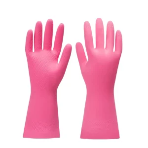 Natural Latex Anti-Slip Household Cleaning Gloves