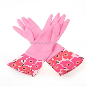 Natural Latex Long-Cuff Household Dishwashing Gloves