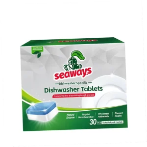 Natural Lemon Perfume All in One 20g Dishwashing Tablets Effervescent for All Types Dishwasher