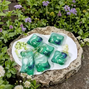 Natural Liquid Laundry Detergent Pods Powder and Gel Beads for Apparel Eco-Friendly Washing