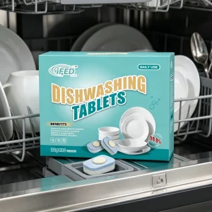 Natural Mineral Dishwashing Tablets Safe for Septic Systems & Environment Fragrance Free Cleaning
