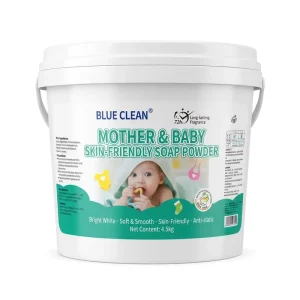 Natural Plant-Based Laundry Soap Powder 4.5kg Phosphate-Free Soft and Skin-Friendly Suitable for Mother and Baby