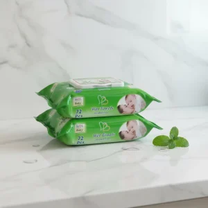 Natural Plant Based Super Soft Cotton Like Eco Friendly Non Woven Wet Wipes Multi Purpose Baby Cleansing Towel No Alcohol