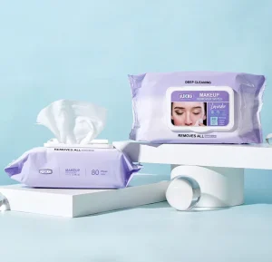 Natural Plant Extract Makeup Remover Wipes Gentle Non Irritating Hydrating Face Cleansing Wet Wipes Suitable for All Skin