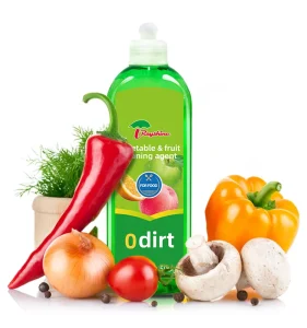 Natural Vegetable & Fruit Cleaning Food Grade Agent Liquid Detergent for Dish Washing Detergent 500g
