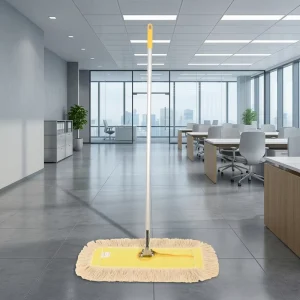 Natural White Yarn Dust Mop for Hotel and Property Cleaning