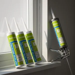 Neutral 100% Silicone Sealant White Sanitary Sealant for Kitchen Bathroom and Construction Anti-fungal
