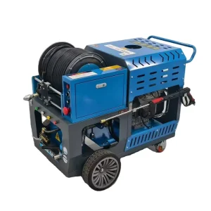 New 200bar 80L min 37HP Pipeline Drain Cleaning Jetter Diesel Engine Compact Design Remote Control Community Sewer Maintenance
