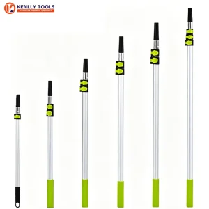 New Aluminum Alloy Telescopic Extension Pole Multifunctional Lockable Painting Roller Cleaning Tool