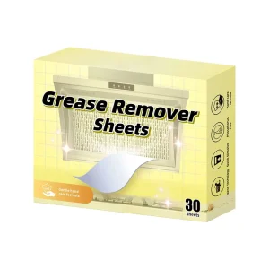 New Arrivals Eco Friendly Disposable Grease Remover Sheets Heavy Duty Kitchen Degreaser 80% Active Ingredients for Stove Oven