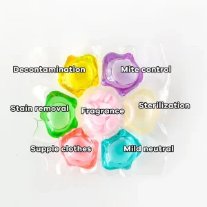 New Arrivals Efficient Cloth Cleanser Detergent Pods Eco Friendly Washing Detergent 7in1 Fragrance Laundry Detergent Pods