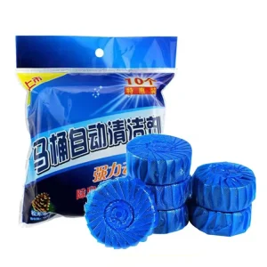 New Automatic Toilet Bowl Cleaner Effervescent Tablet Toilet Deodorization Cleaner Bathroom Freshener Bathroom Supplies