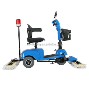 New Clean Stadiums Floor Dust Mopping Cart Scooter Dust Collector