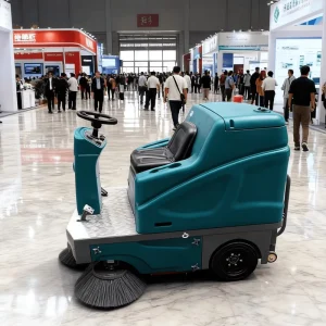 New ConTour 48V Ride On Self Propelled Electric Sweeper 1500mm Cleaning Width Efficient Durable Commercial Floor Cleaning