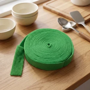 New Design Non Scratch Colorful Scourer Material Cloth Scouring Pad Cloth Rolls