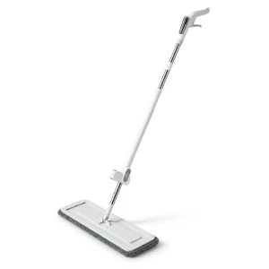 New Design Self Cleaning Spray Flat Mop Dust Mite Bead Chamber Double Scraper Microfiber Floor Mop Home Cleaning