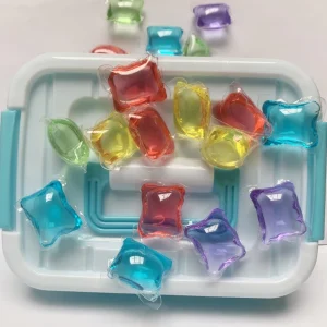 New Designed Laundry Pods Washing Detergent 3 in One Pack and 8 Times Cleaning Capacity