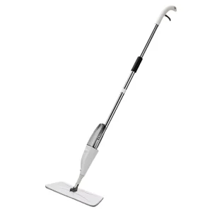 New Eco Friendly Portable Dry Wet Dual Use Swivel Handle Flat Floor Mop Spraying Function Microfibre Fabric Floor Cleaner