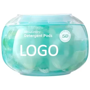New Eco friendly 3 in 1 Disposable Apparel Laundry Pods Liquid Detergent with Fresh Forest Scent Gel Shaped Beads