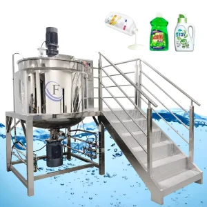 New Factory Price Liquid Dish Soap Making Machine Liquid Detergent Chemical Stainless Steel Mixing Tank Mixer