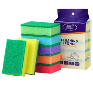 New High Density Good Quality Multi colors Sponge Kitchen Clean Products Scouring Pad